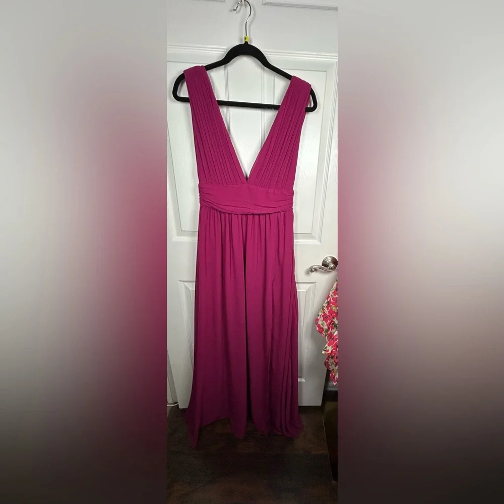 Lulus Heavenly Hues Magenta Maxi Dress Size Small NWOT - Picture 9 of 14